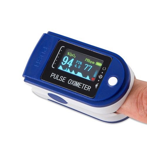 Oxymeter Pengukur Kadar Oksigen Dalam Darah jantung fingertip pulse