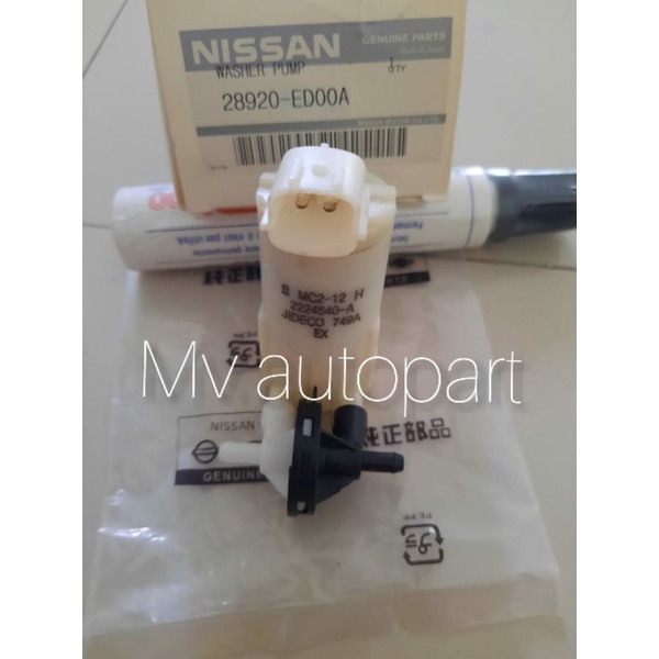 Pompa air washer wiper depan Nissan Grand Livina Ori