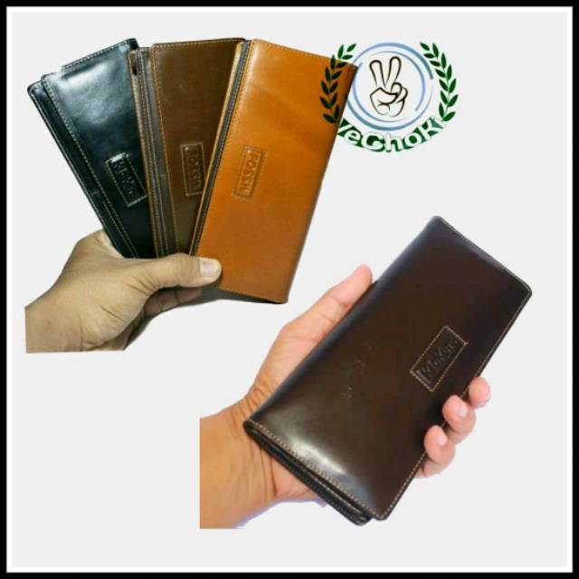 Dompet Panjang Pria Wanita Full Kulit Sapi Asli - Kickers AFJ677
