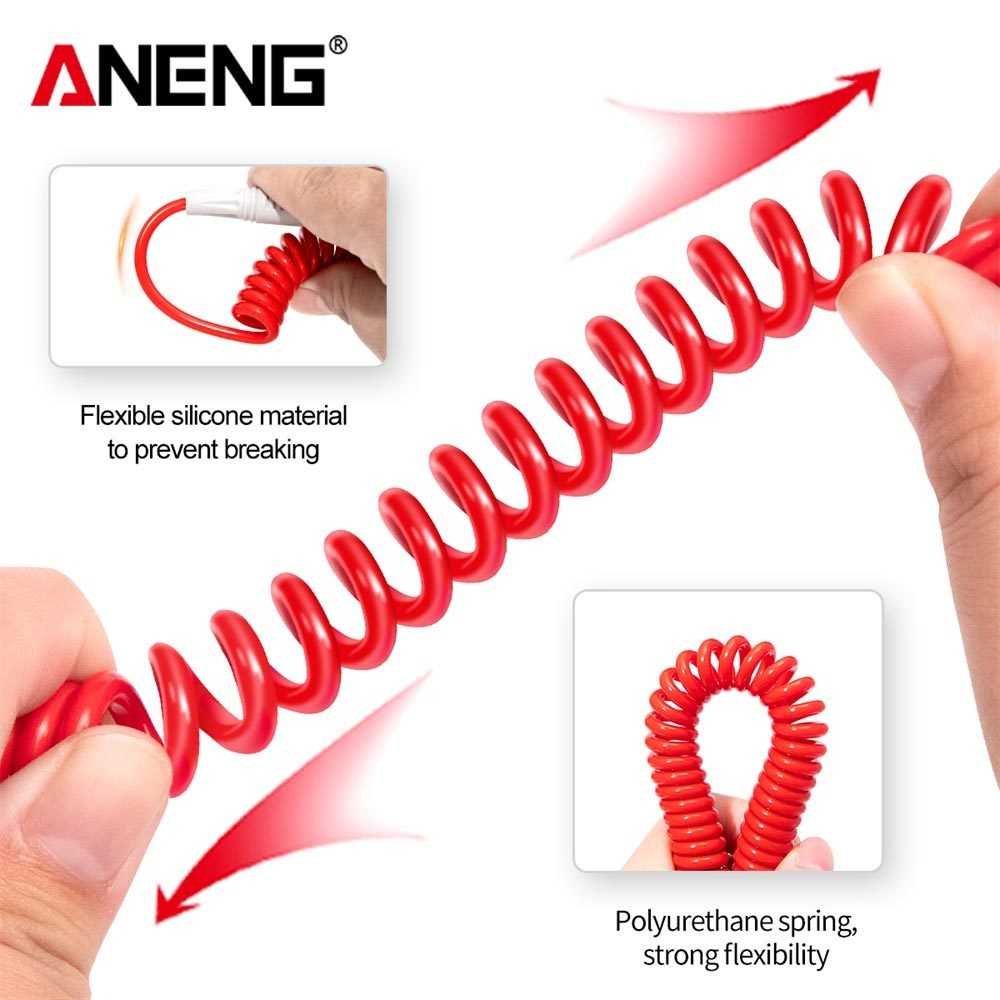 Kabel Digital Multimeter Silicon Spring Wire 20A 1000V Material Silicone Rubber Line Kabel Pengganti Berkualitas