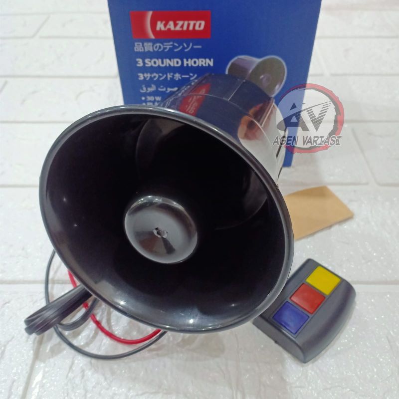 klakson toa 3 suara kazito / klakson 3 suara / kelakson mic