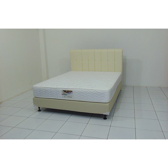 Spring Bed Guhdo New Prima 160 x 200 Cream HB - Romeo Full Set