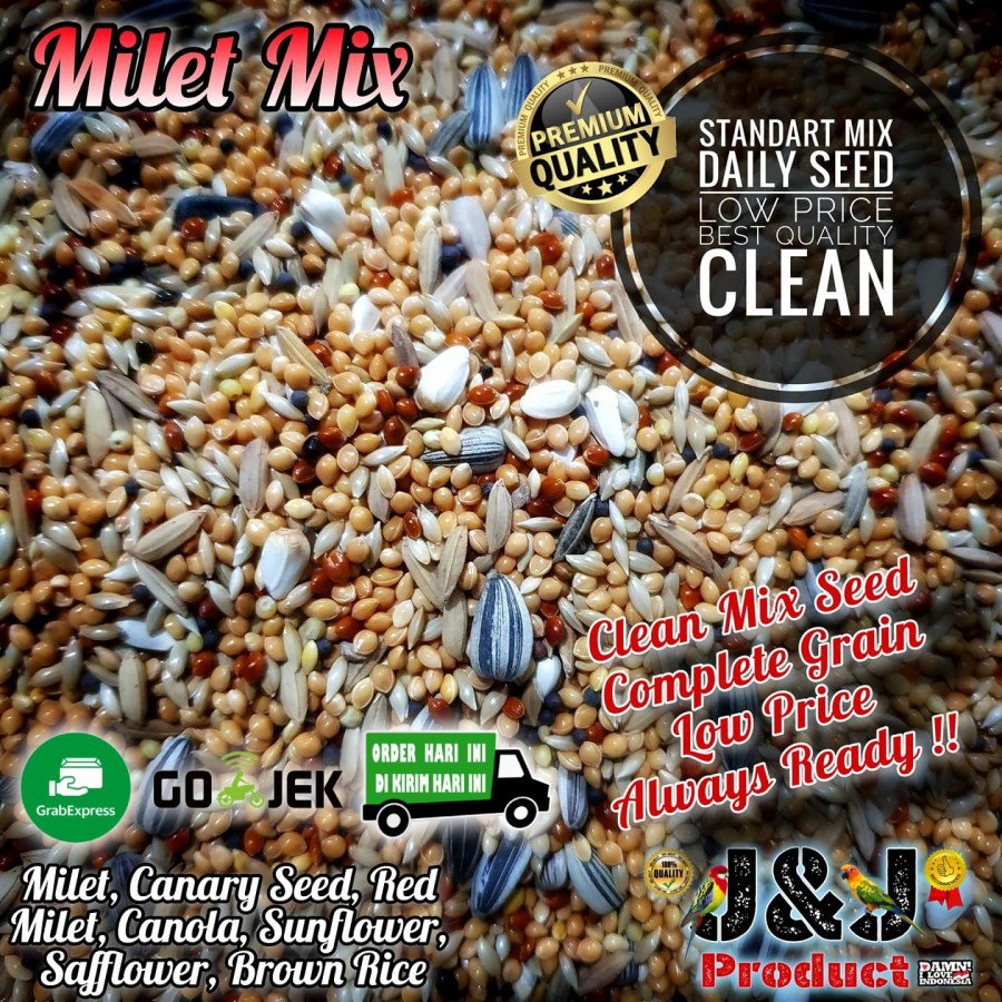 J&J Milet Mix Milet Campur 20kg