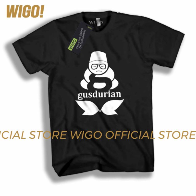 DJVNS T-shirt Baju Kaos Gusdurian Bahan Katun Lengan Pendek Pria Wanita