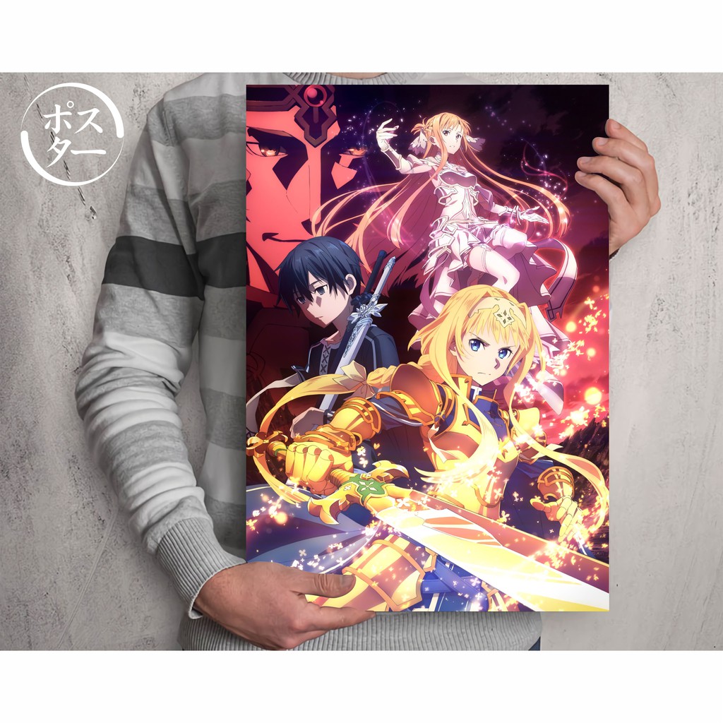 Koleksi Poster Anime Sword Art Online - Size A3+