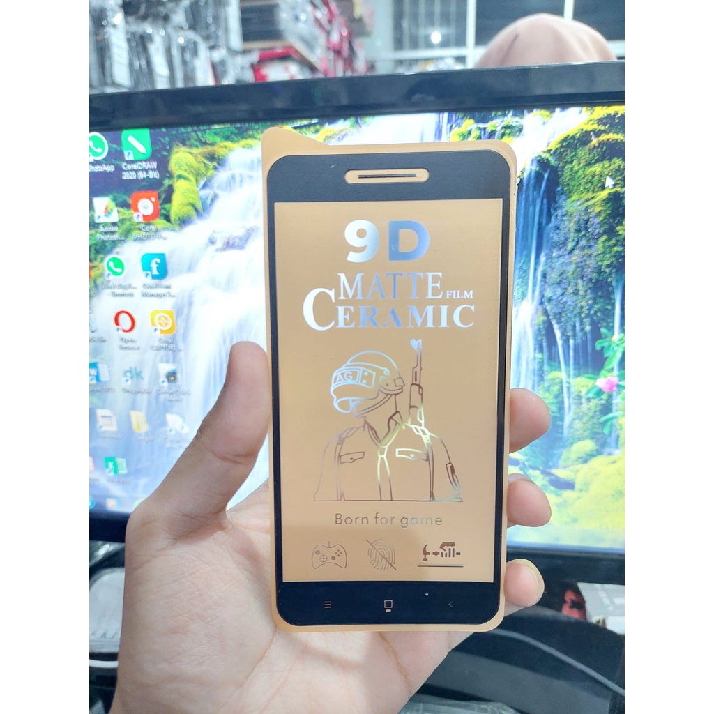 CMF Ceramic Matte Xiaomi Redmi 4X 5A 5.0&quot; Full Screen Anti Gores Keramik Anti Minyak