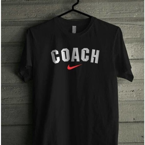 Kaos Tshirt Baju Combed 30S Distro Nike Coach polos custom Pria Wanita Unisex indonesia olahraga