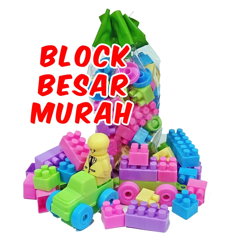 Mainan Lego Block Anak Anak UKURAN BESAR