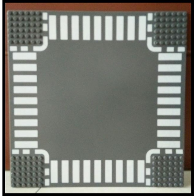 Baseplate Jalan Street Race Alas Tatakan Lego Perempatan