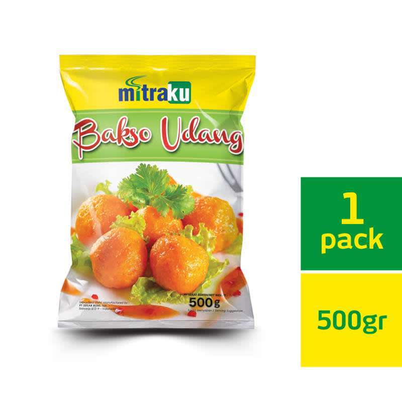 

Mitraku Bakso Udang 500Gr