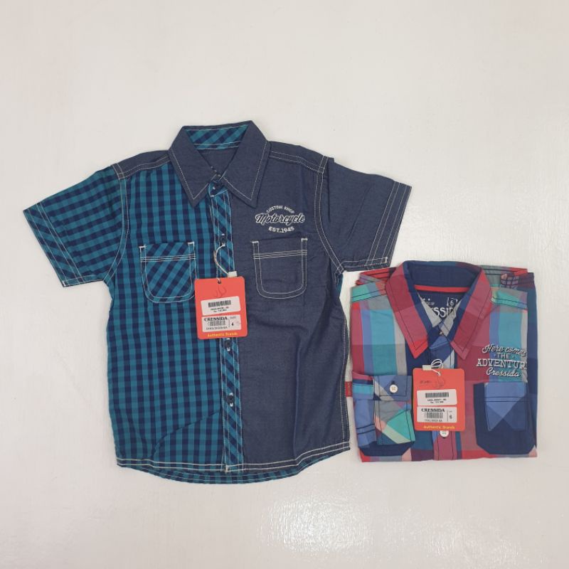 CUCI GUDANG Kemeja CRESSIDA Anak Laki-Laki