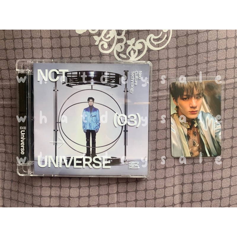 NCT 3RD ALBUM UNIVERSE JAEHYUN JEWEL CASE, JENO ABS PHOTOCARD