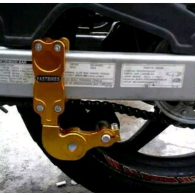 Stabilizer Rantai Variasi Almunium Cnc/vixion cb150 cbr150 verza mx king ninja mega pro Byson R15 v2 V3 dll