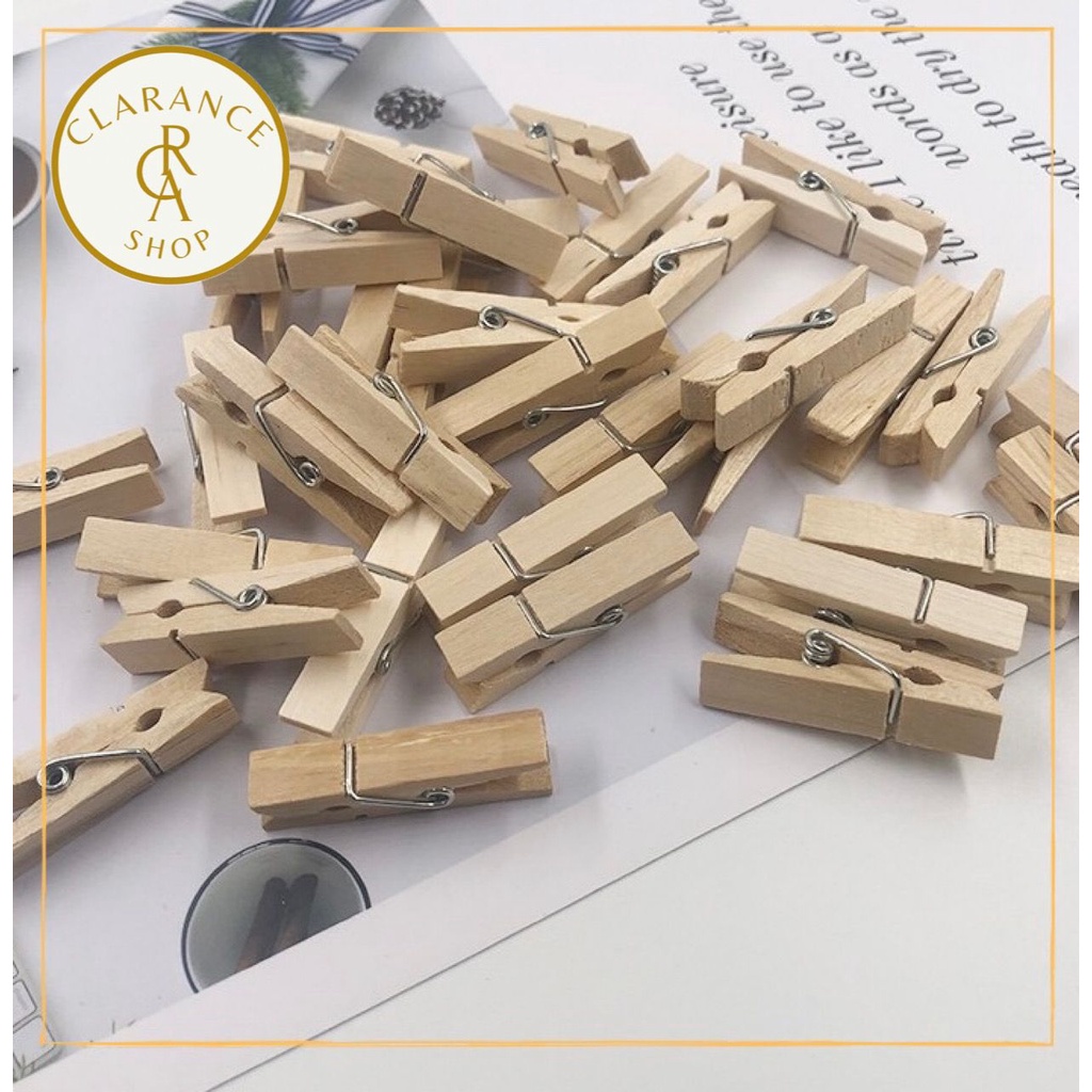 [ CRA ] JEPIT KAYU KECIL / JEPIT KAYU FOTO POLAROID