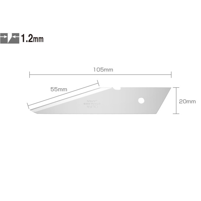 

Trendi Refill Spare Blade For Craft Knife Ckb-2 Olfa Trendi