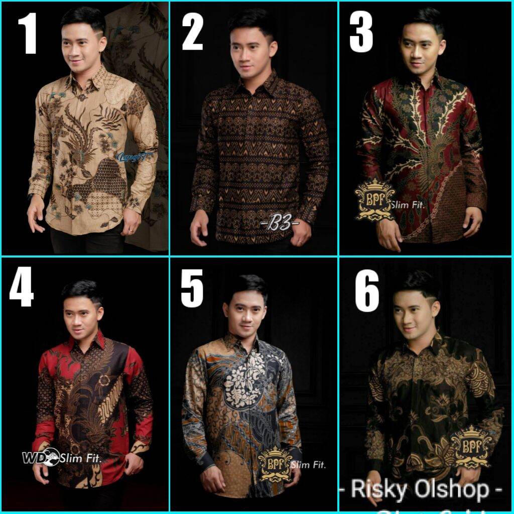 pakaian♣▬BATIK PRIA LENGEN PANJANG  KEMEJA BATIK NEW PRODUK 2021 / HEM BATIK PRIA LENGEN PENDEK
