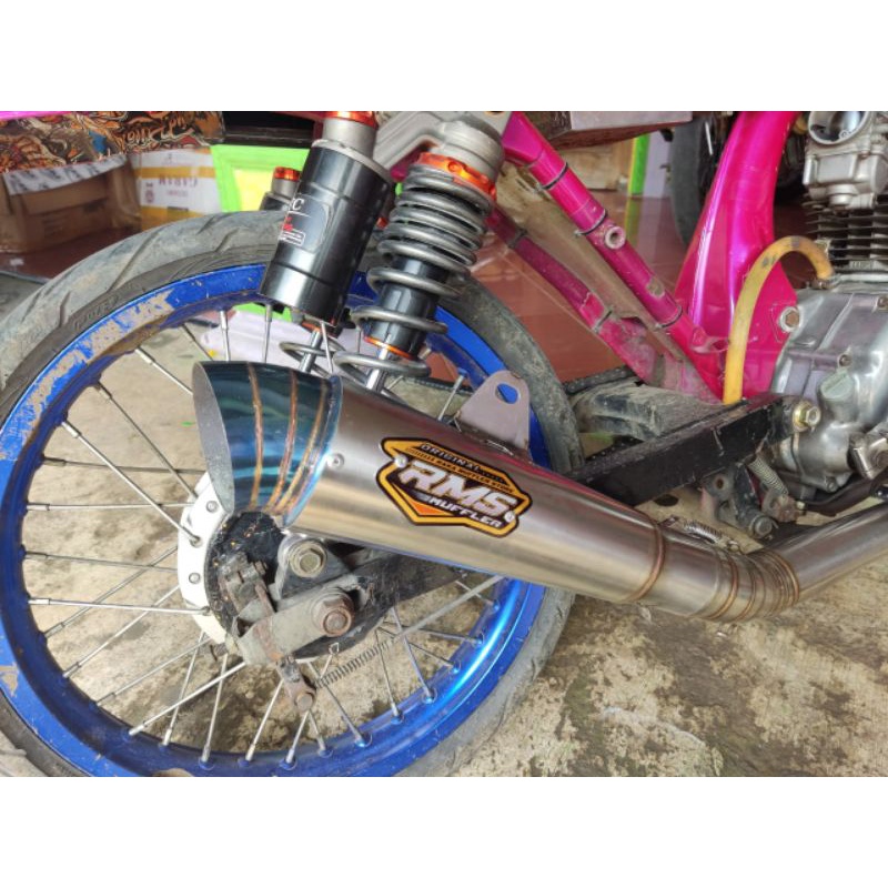 KNALPOT RMS MUFFLER ORIGINAL KEONG JUMBO BLUE SARANGAN SEPARO ENGKERR TYPE B BKN DPJ BSS CTS DM50MM