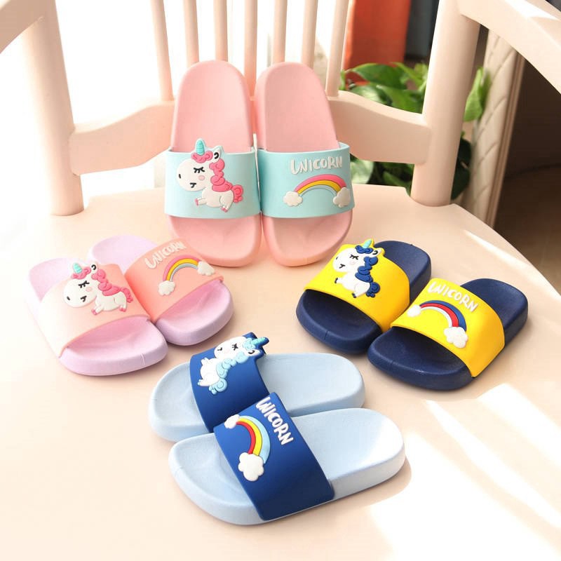 NEW Sandal  Selop Karakter Anak  UNICORN  SZ 31 35 PLUS 