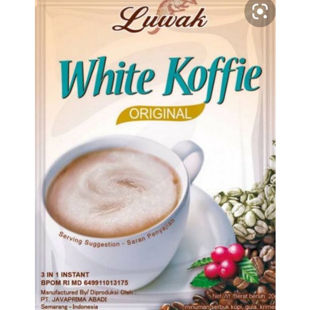 

KOPI LUWAK WHITE COFFIE 1 Renceng