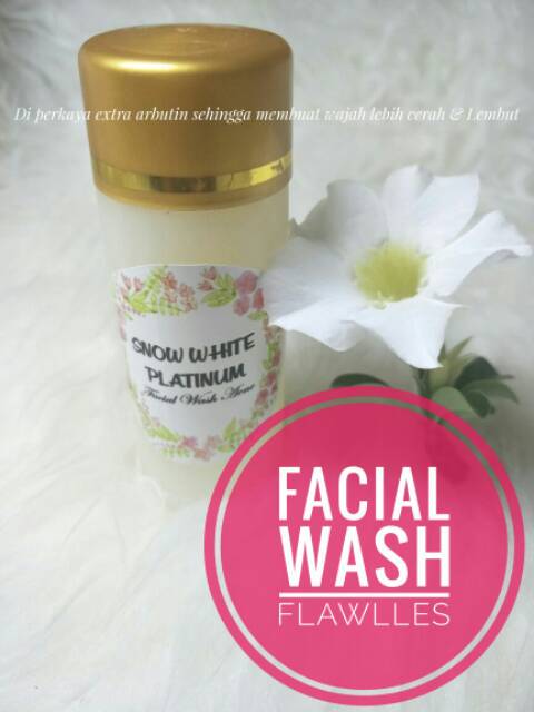 FACIAL WASH SNOW WHITE PLATINUM