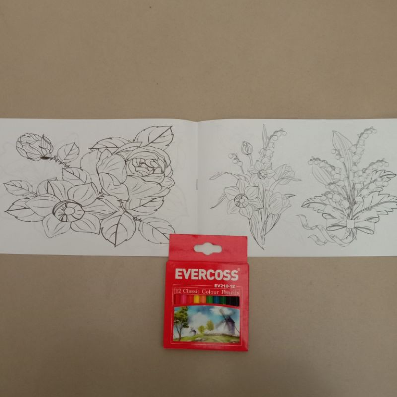 

buku mewarnai+ pensil gambar