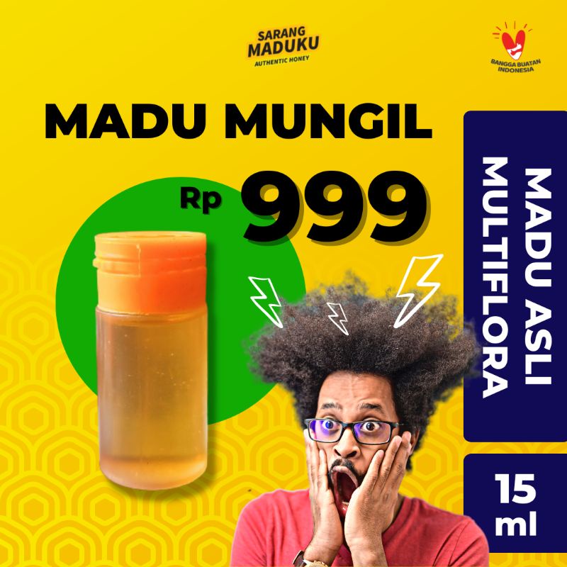 Sarang Maduku - Madu Asli - Promo Rp 999,- Madu Murni - Raw Honey - Madu - Madu Asli 100% Tanpa Campuran