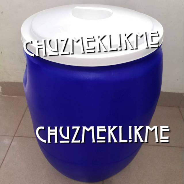 Tong air green leaf 60 liter/Tong air biru green leaf 60 liter