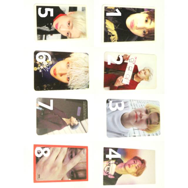 GOT7 Official Photocard (Flight Log: Arrival, 7for7, Eyes On You) Mark Bambam Yugyeom