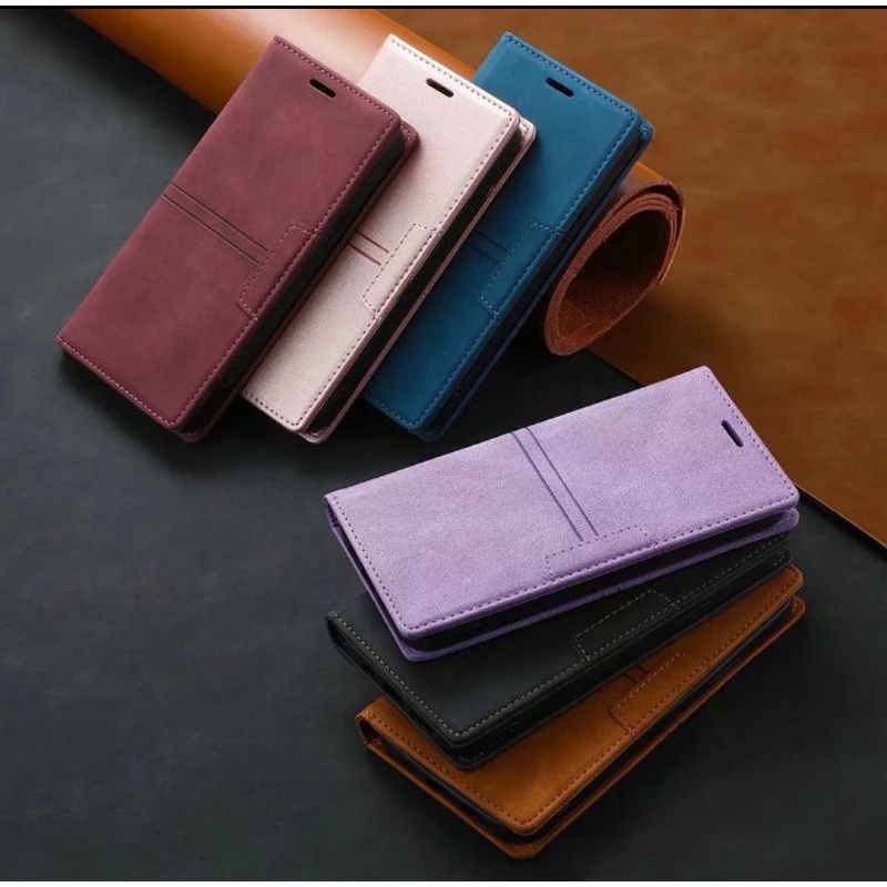 Case Xiaomi 11T /Xiaomi 11T pro Flip case magnet casing kulit lipat