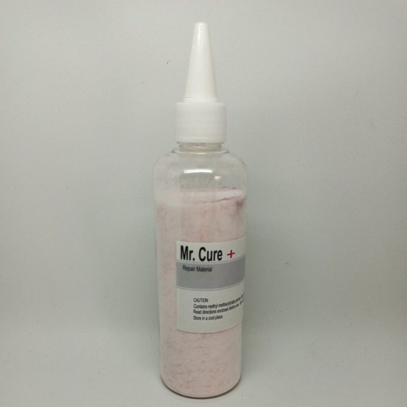 powder acrylic pink bahan gigi palsu SC