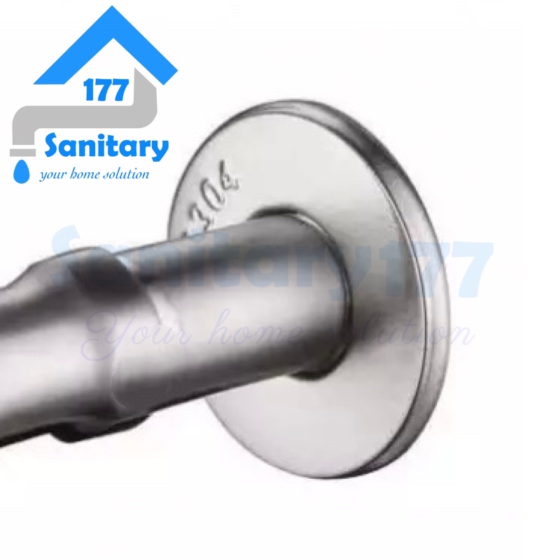 Ring Kran stainless sus 304 diameter 4,7cm-penutup 47mm di dinding keramik tutupan tembok keran angsa tembok  cover faucet tutup mur /X10