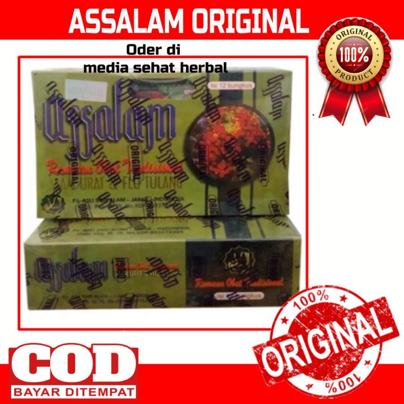 Assalam obat asam urat dan flu tulang herbal original