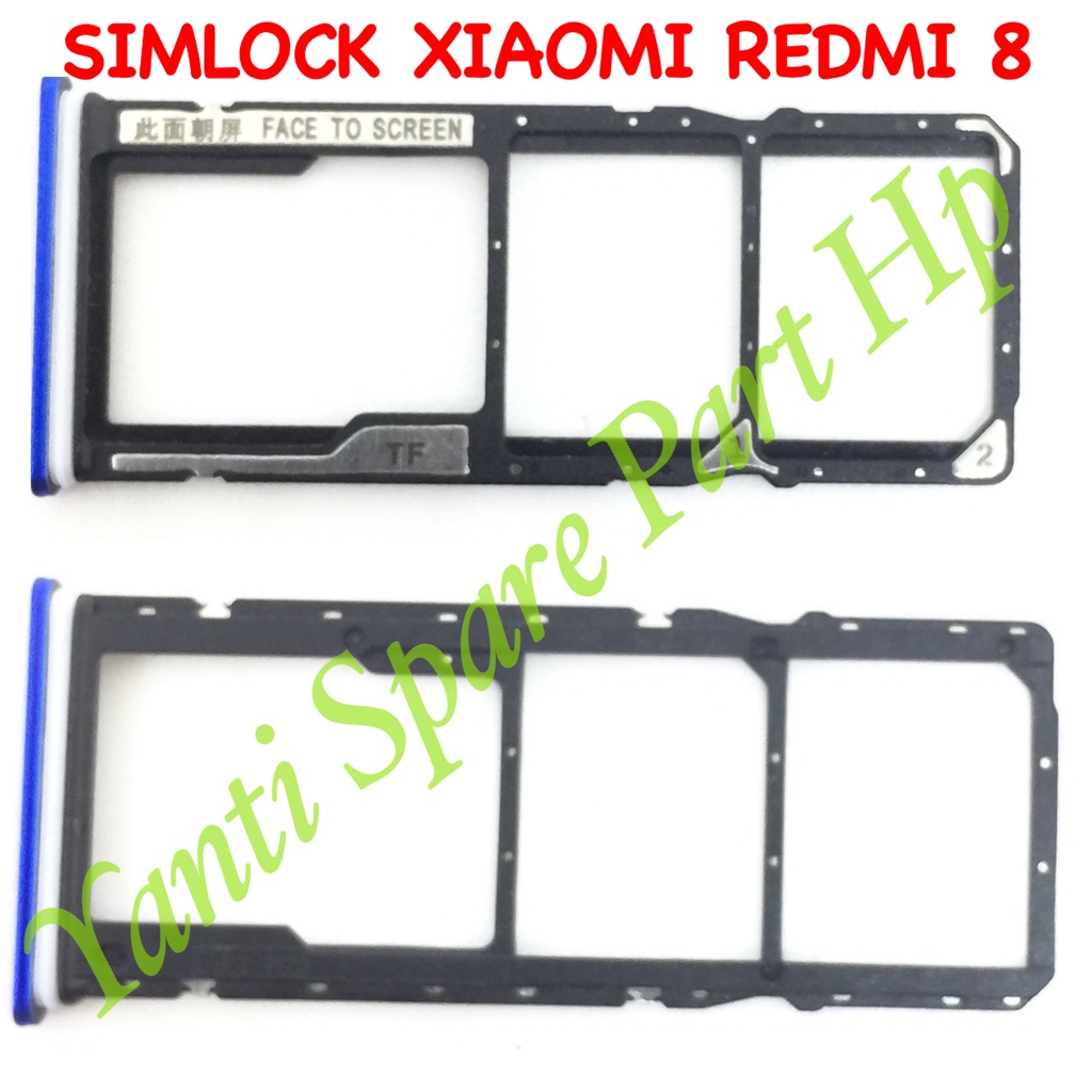 Simtray Sim Lock Xiaomi Redmi 8 Original Terlaris New