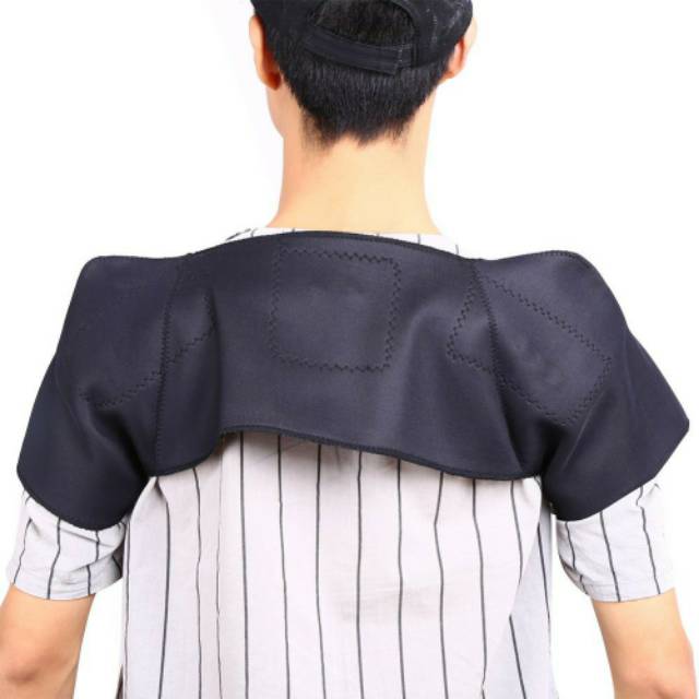 TOURMALINE SELF HEATING SHOULDER SUPPORT  MASSAGER MAGNETIK / TERAPI BAHU HANGAT PANAS