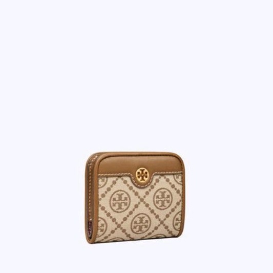 Tory Burch T Monogram Jacquard bifold Wallet
