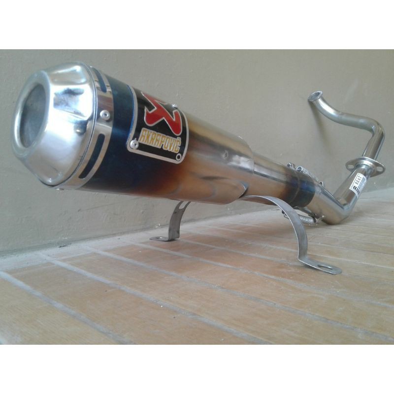 Knalpot Akrapovic Beat Spacy Scoopy Beat Street Vario FI Mio Mio M3