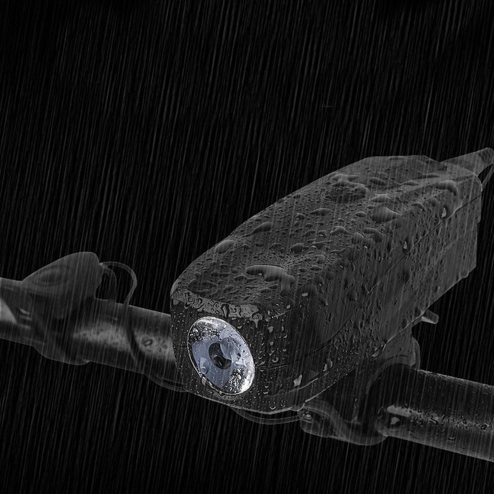 Lampu Alarm Klakson Sepeda Waterproof Anti Theft - SJ-10530 - Black