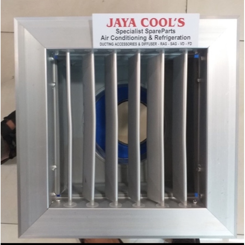 Grill Ac ducting ac 15cmx15cm cerobong 4”