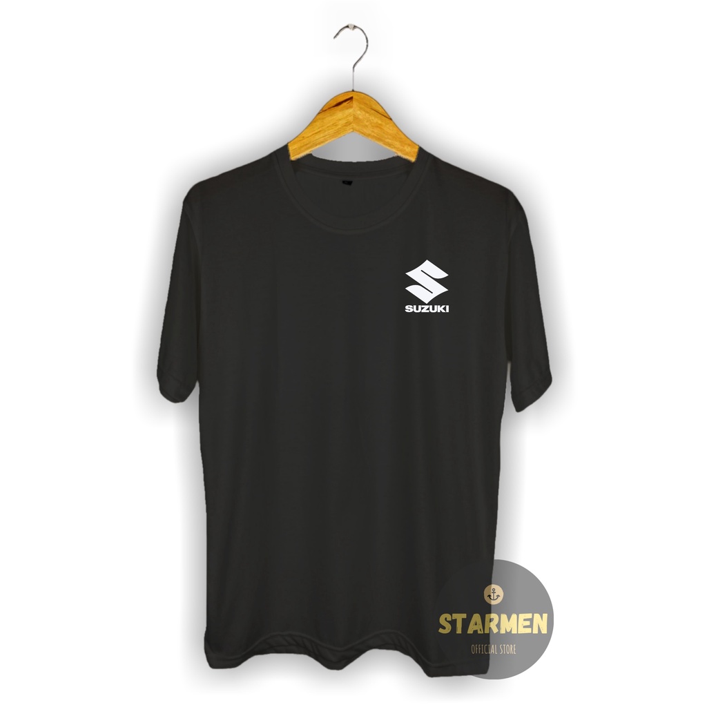 Kaos Distro Unisex SUZUKI Katun Combed 30s / sablon polyflex /polyflex premium / Pakaian Pria Wanita Atasan Cowok Cewek /kaos kekinian / kaos viral / tshirt tumbrl tee basic /SIZE M , L , XL , XXL / kaus oblong oversize kaos murah best seller ready