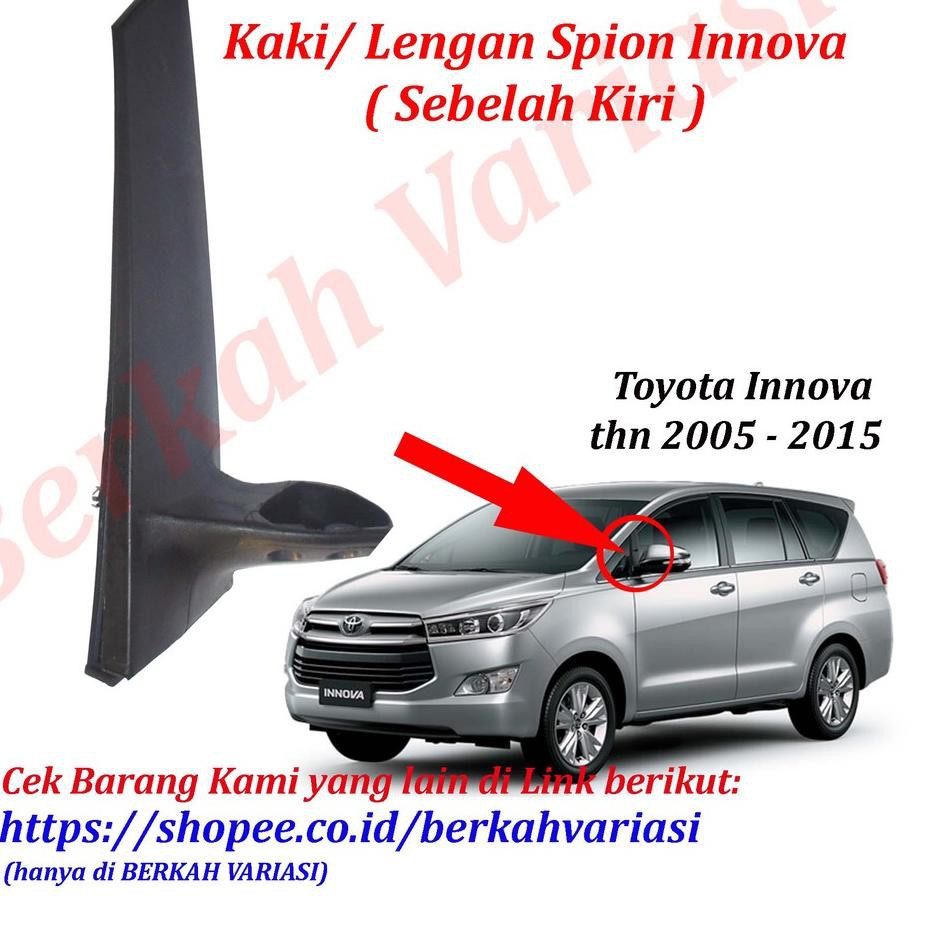 VIA 0921 Dudukan Kaki Lengan Spion Toyota Innova Sebelah Kiri Tahun 2005 Sd 2015 Murah