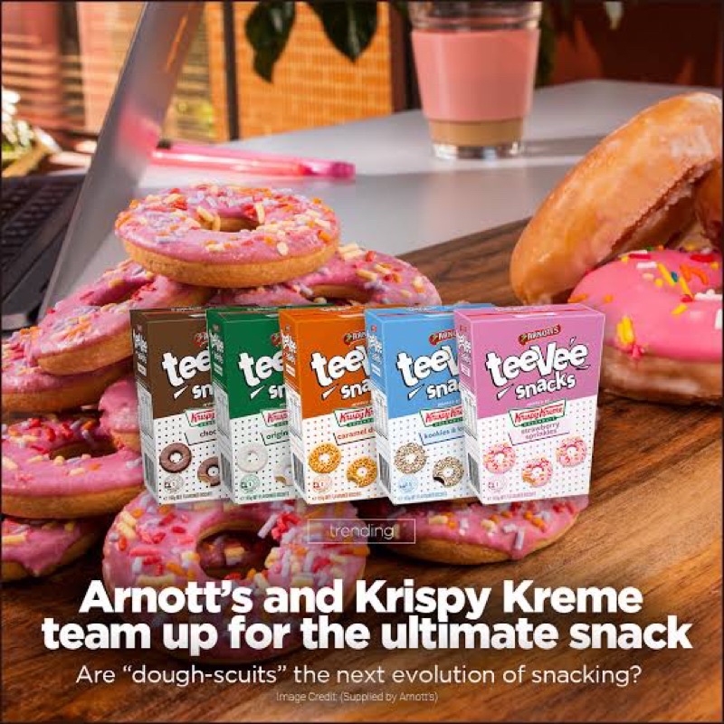 BUY 1 GET 1 arnotts teevee snacks krispy kreme doughnuts