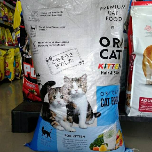 Makanan Kucing Ori Cat Kitten 20Kg KHUSUS GOJEK | Shopee Indonesia