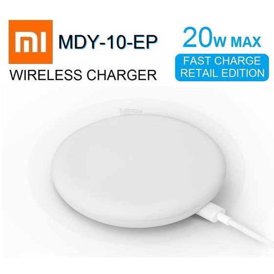 Xiaomi Qi Wireless Charger Dock Fast Charge 20W - MDY-10-EP - White