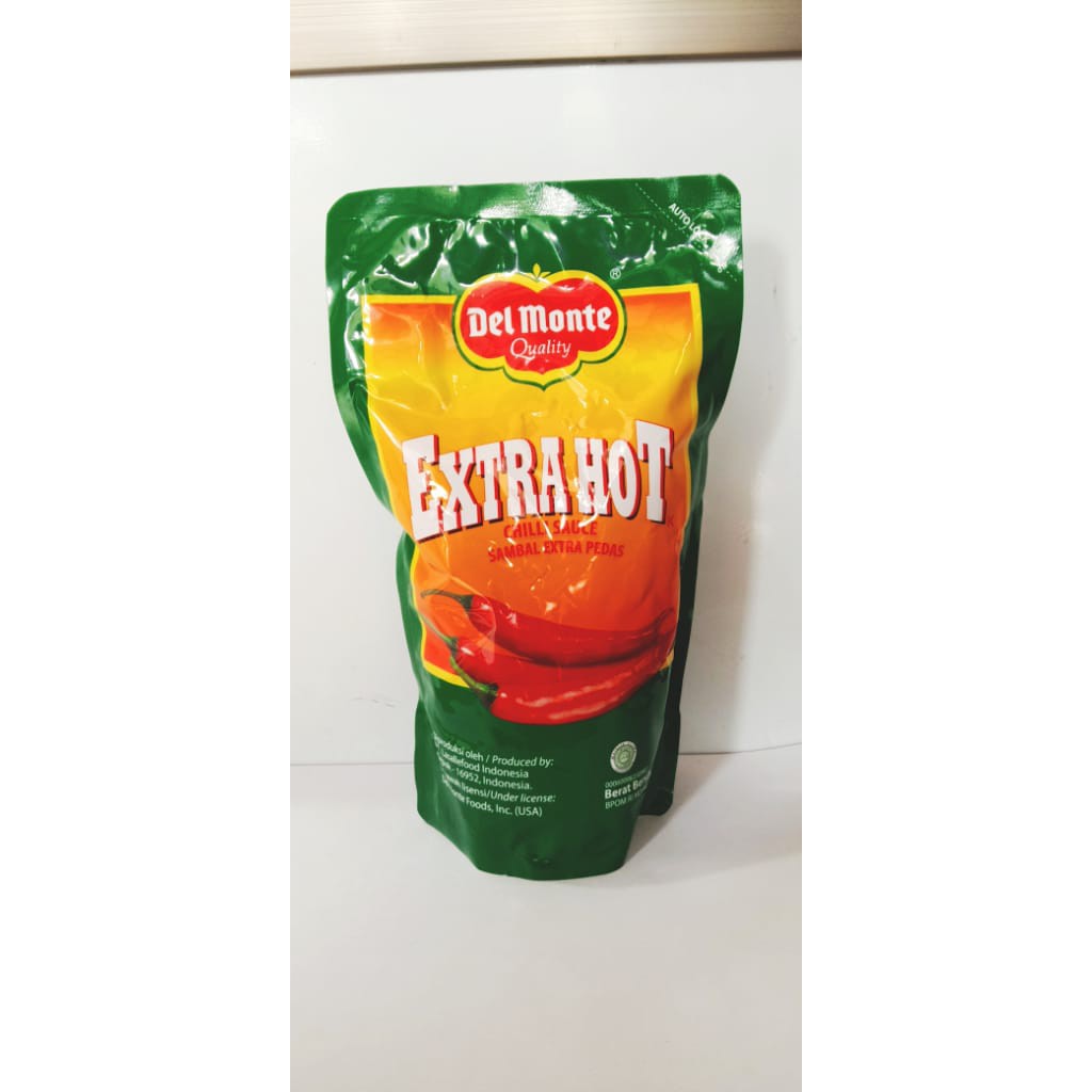 

Saos Sambal Delmonte Extra Hot 1kg / Del Monte Pouch Besar