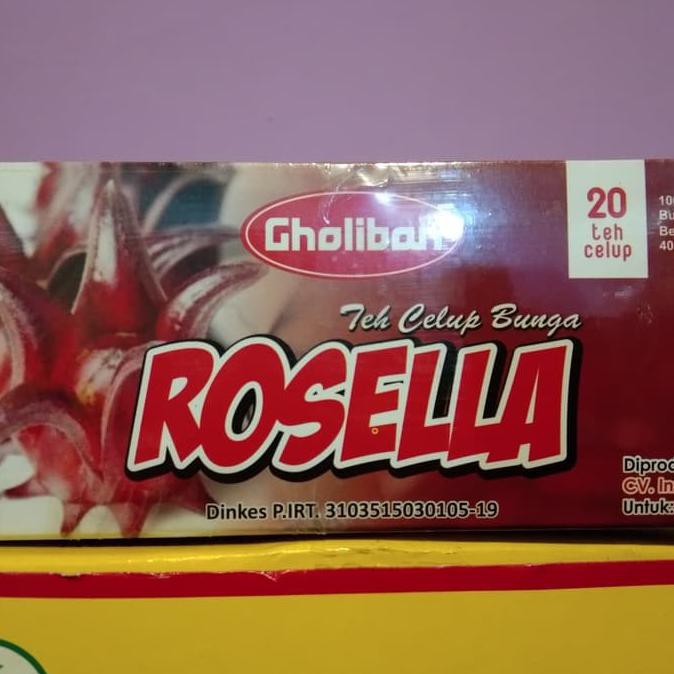 

Teh CELUP bunga ROSELLA isi 20 bag GHOLIBAN LIMITED EDITION