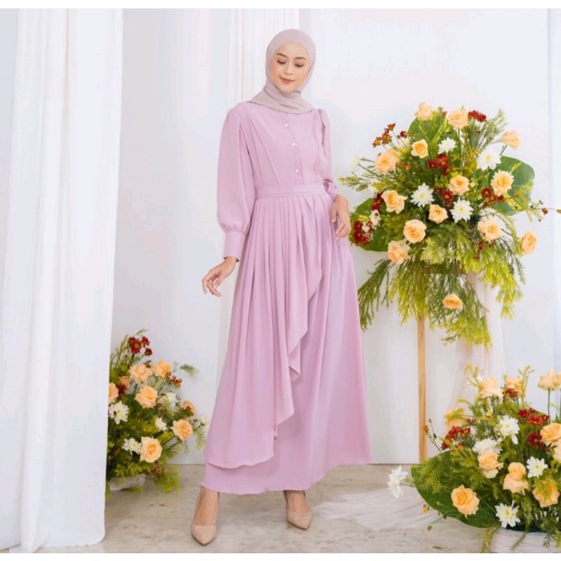 BIYA DRESS BY NWE LABEL SIAP KIRIM