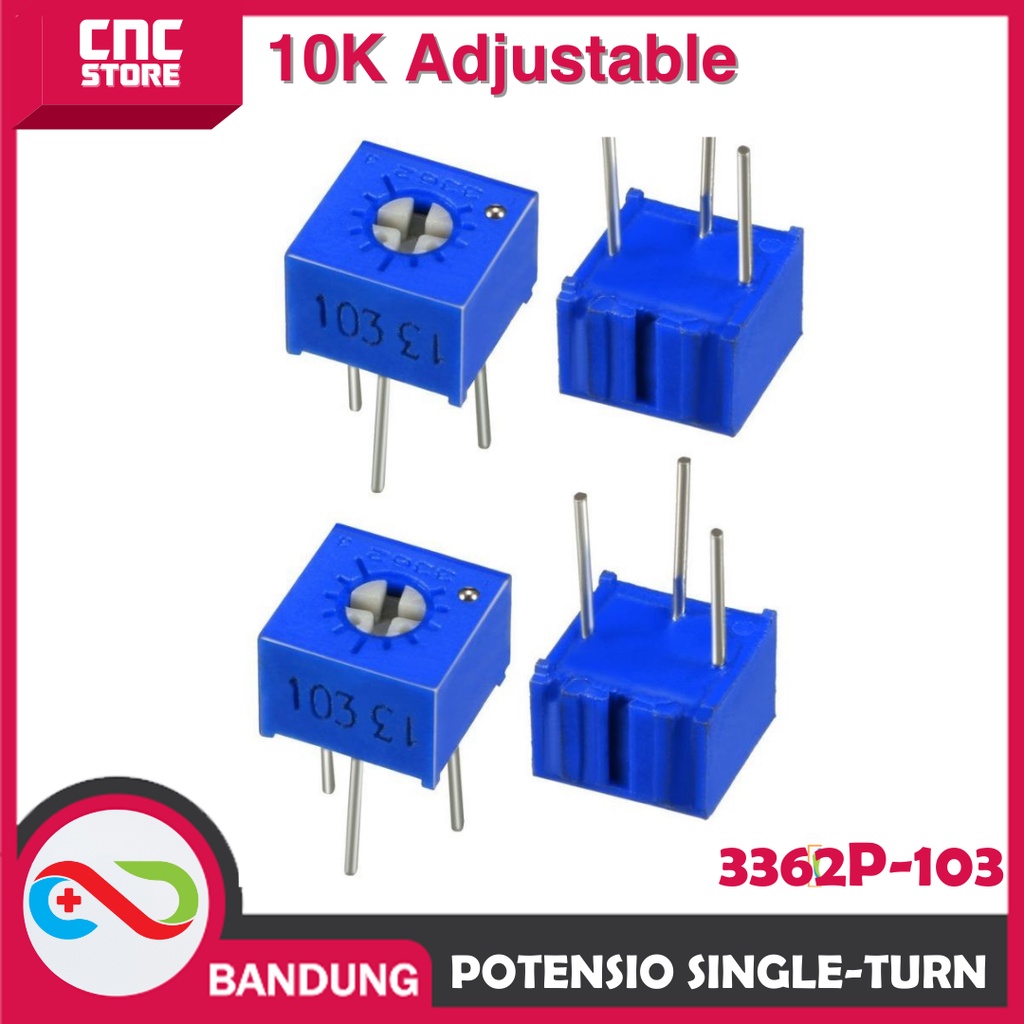 POTENTIOMETER 10K 3362P-103 POTENTIOMETER SINGLE-TURN PRECISION ADJUSTABLE RESISTANCE