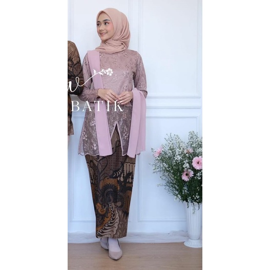 KHANSABATIK [JUMBO] TERMURAH! SET KEBAYA ALDIVA DIANA COUPLE MAROON TERBARU 2022 BAJU KONDANGAN LAMARAN LEBARAN KEBAYA COUPLE KEMEJA BATIK FASHION MUSLIM WANITA BROKAT MODERN