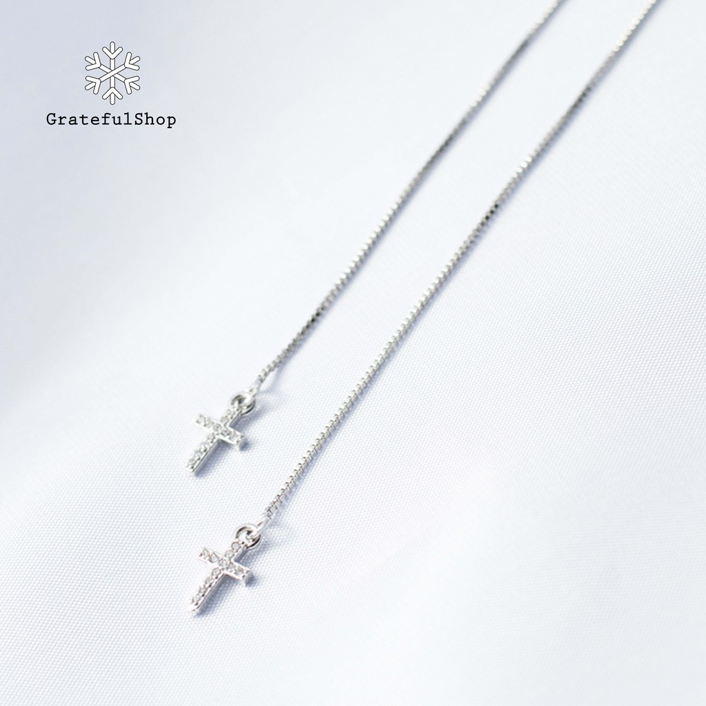 Grateful  - Anting Salib Ruth / Anting silver sterling