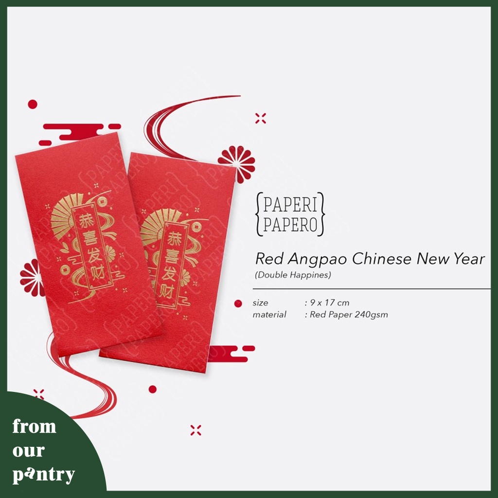 

Paperi Papero - 5pcs Angpao Imlek PREMIUM - Sincia Chinese New Year Hongbao